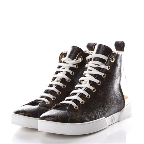 louis vuitton stellar sneaker boot|louis vuitton platform boots.